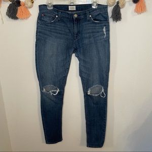 Hudson Krista Distressed Super Skinny Jeans Size 29